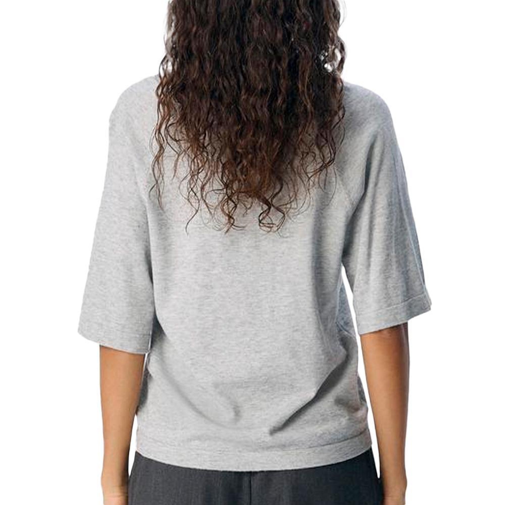 Voir la diapositive 3 : OBJECT Pull 3/4 noir femme object neck knit