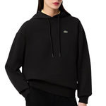 Lacoste Sweat à Capuche  Femme Lacoste polaire surdimensionné. Coloris disponibles : Noir