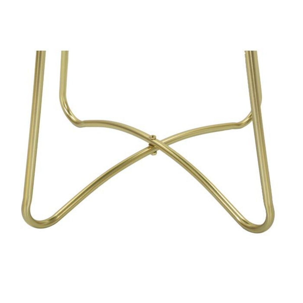 Paris Prix Table d'Appoint Design  Grent  59cm Vert & Or