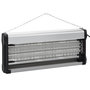 Voir la diapositive 3 : VIDAXL Lampe anti-insectes Noir Aluminium ABS 60 W