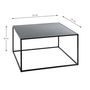 Voir la diapositive 5 : Paris Prix Table d'Appoint Design  Lirola  70cm Noir