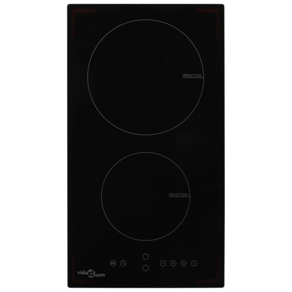 VIDAXL Plaque de cuisson à induction 2 brûleurs Contrôle tactile 3500W