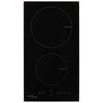 VIDAXL Plaque de cuisson à induction 2 brûleurs Contrôle tactile 3500W