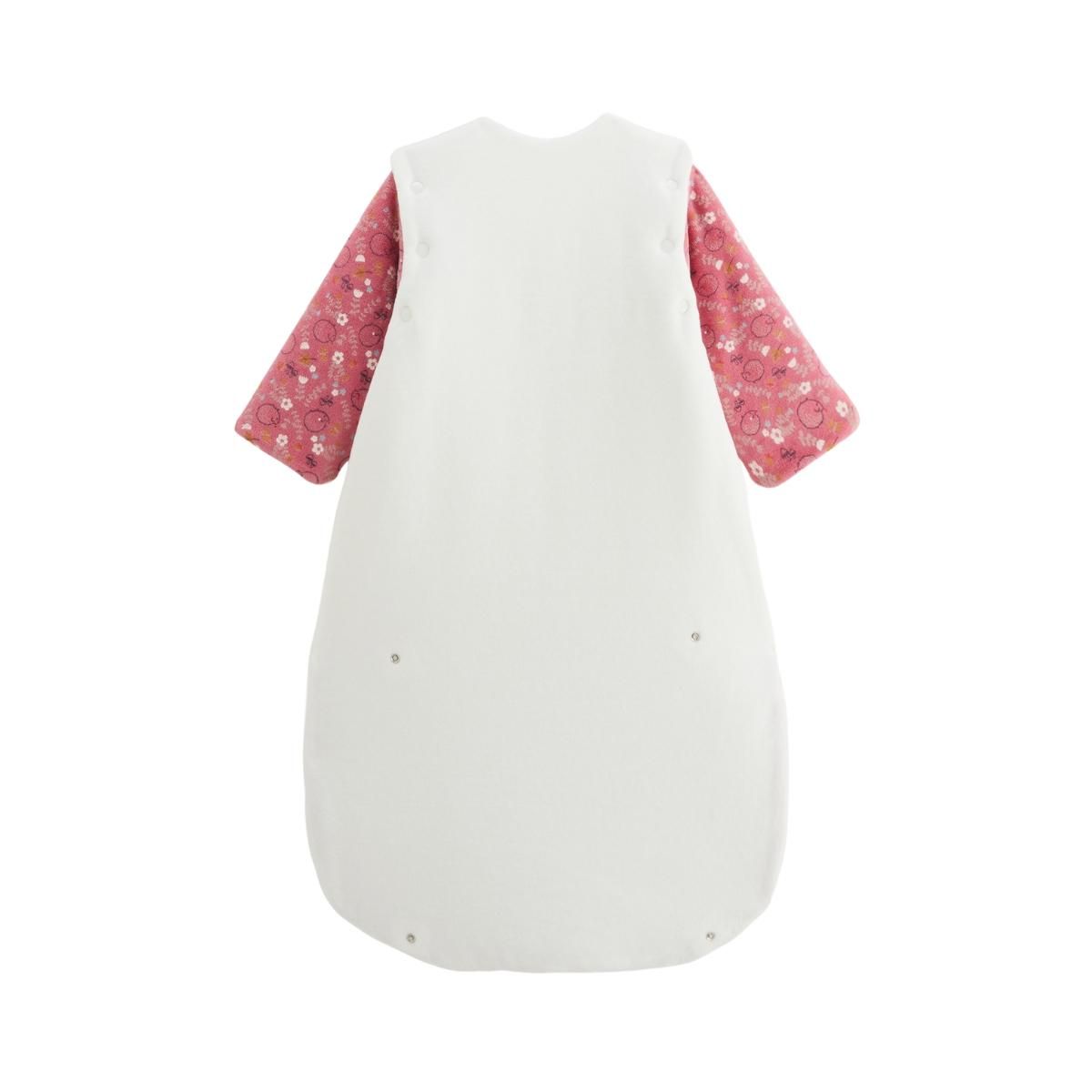 Petit Béguin Gigoteuse d'hiver en velours avec manches amovibles Happy Days