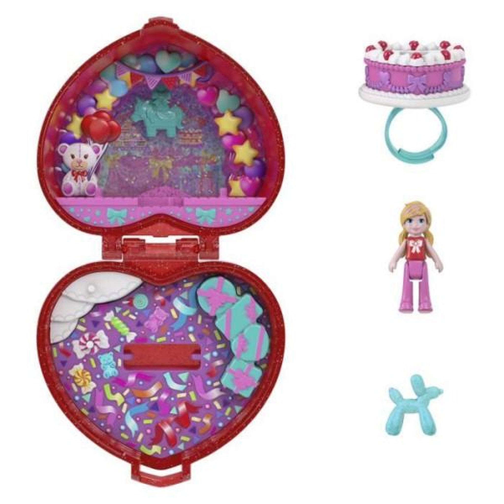 Voir la diapositive 2 : POLLY POCKET Polly pocket - coffret boîte a bijoux - 80eme anniversaire de mattel - polly pocket - jgk21