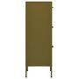 Voir la diapositive 4 : VIDAXL Armoire de rangement Vert olive 42,5x35x101,5 cm Acier