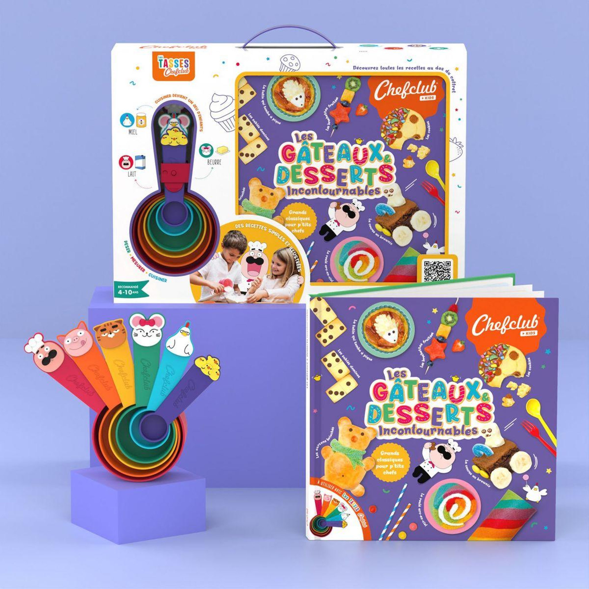 Voir la diapositive 4 : CHEFCLUB Coffret cuisine gâteaux & desserts incontournables