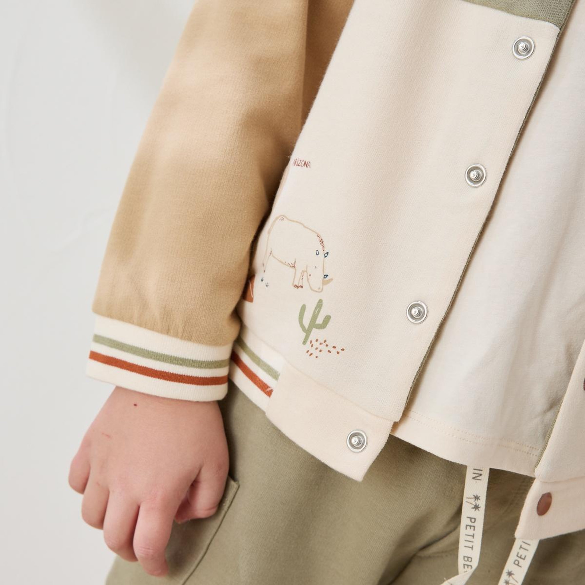 Voir la diapositive 4 : PETIT BEGUIN Veste teddy enfant kansas city