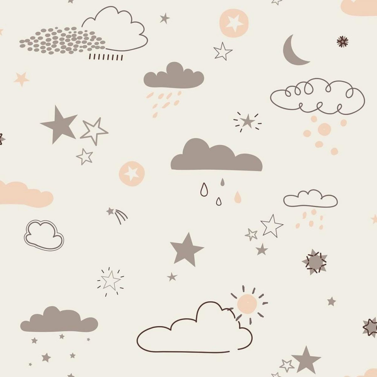 ATMOSPHERA Housse de couette enfant 140x200 Ours + taie coton 57 fils