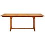 Voir la diapositive 5 : VIDAXL Table a dîner de jardin (150-200)x100x75cm Bois d'acacia massif