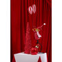 Voir la diapositive 3 : Paris Prix Renne Déco sur Socle  Ballons  85cm Rouge