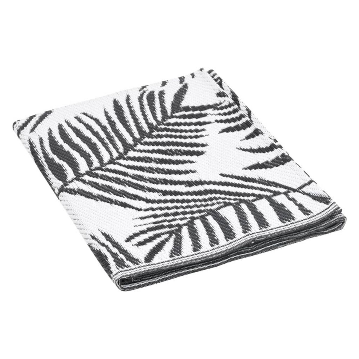 VIDAXL Tapis d'exterieur ARAKIL Noir 140x200 cm PP