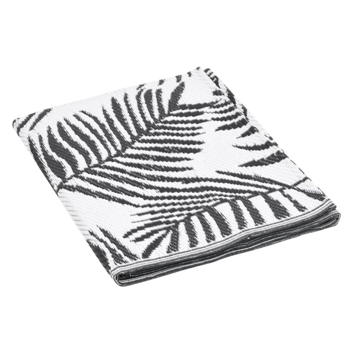 VIDAXL Tapis d'exterieur ARAKIL Noir 140x200 cm PP