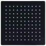 Voir la diapositive 2 : VIDAXL Pomme de douche pluie Acier inoxydable 20x20 cm Carree Noir