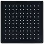 Voir la diapositive 2 : VIDAXL Pomme de douche pluie Acier inoxydable 20x20 cm Carree Noir