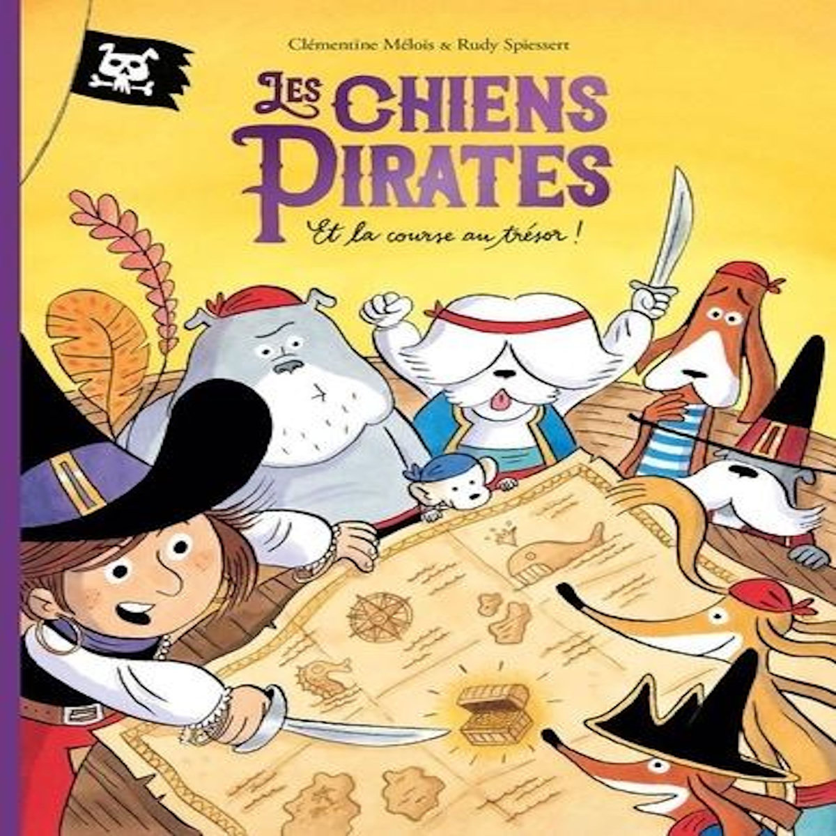 LES CHIENS PIRATES TOME 6 : ET LA COURSE AU TRESOR !, Mélois Clémentine