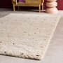 Voir la diapositive 3 : SWEEEK Tapis enfant à petits pois, tapis intérieur crème et multicolore, poils longs shaggy