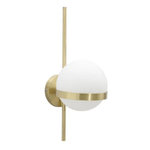 Paris Prix Applique Murale Sphère  Glamy Circle  40cm Blanc & Or