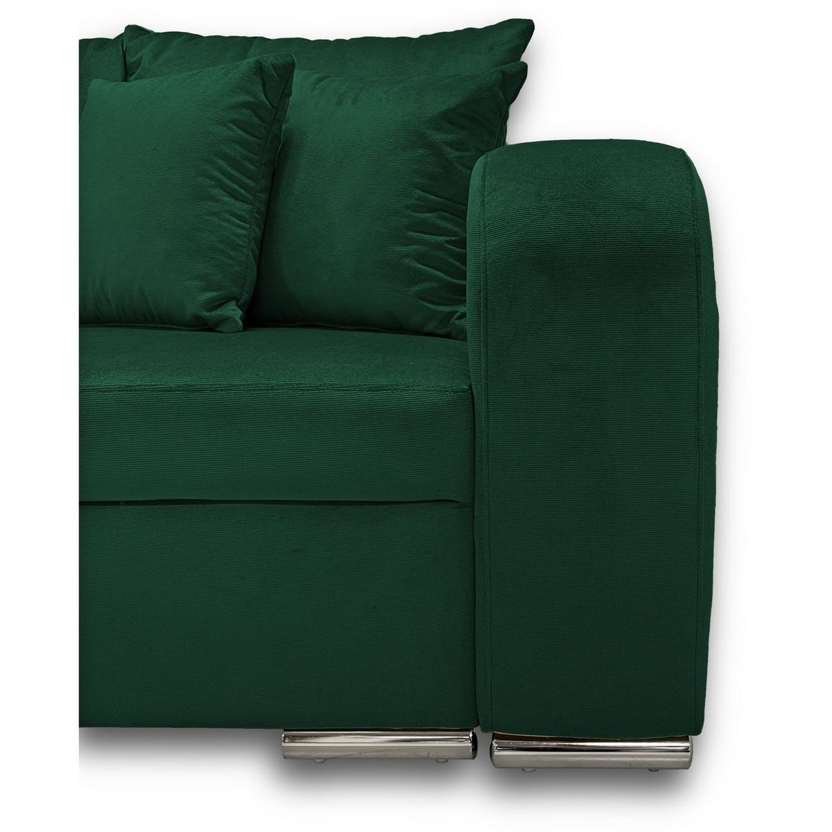 Canapé droit convertible 3 places tissu BOB