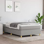 Voir la diapositive 1 : VIDAXL Cadre de lit sans matelas gris clair 120x200 cm tissu