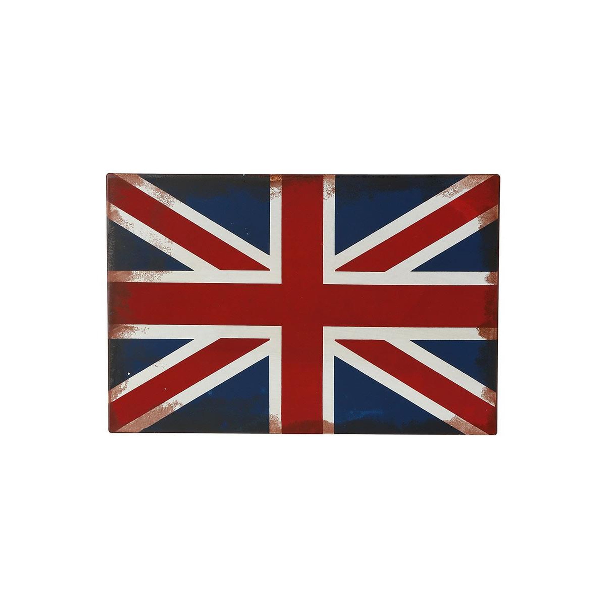 ATMOSPHERA Plaque en Métal Vintage  United Kingdom  Bleu