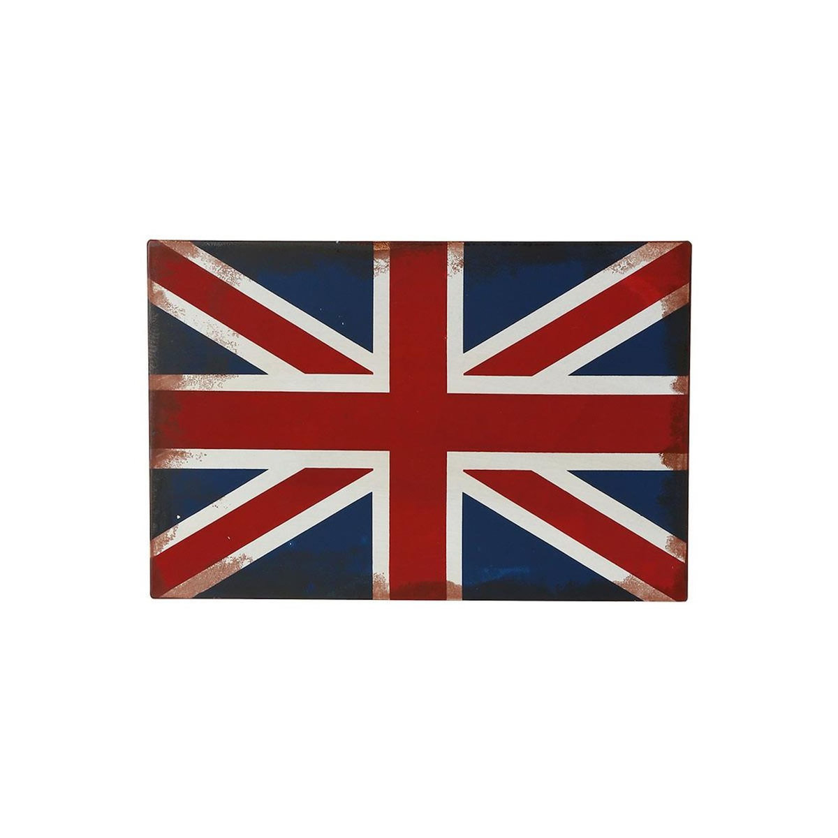 ATMOSPHERA Plaque en Métal Vintage  United Kingdom  Bleu