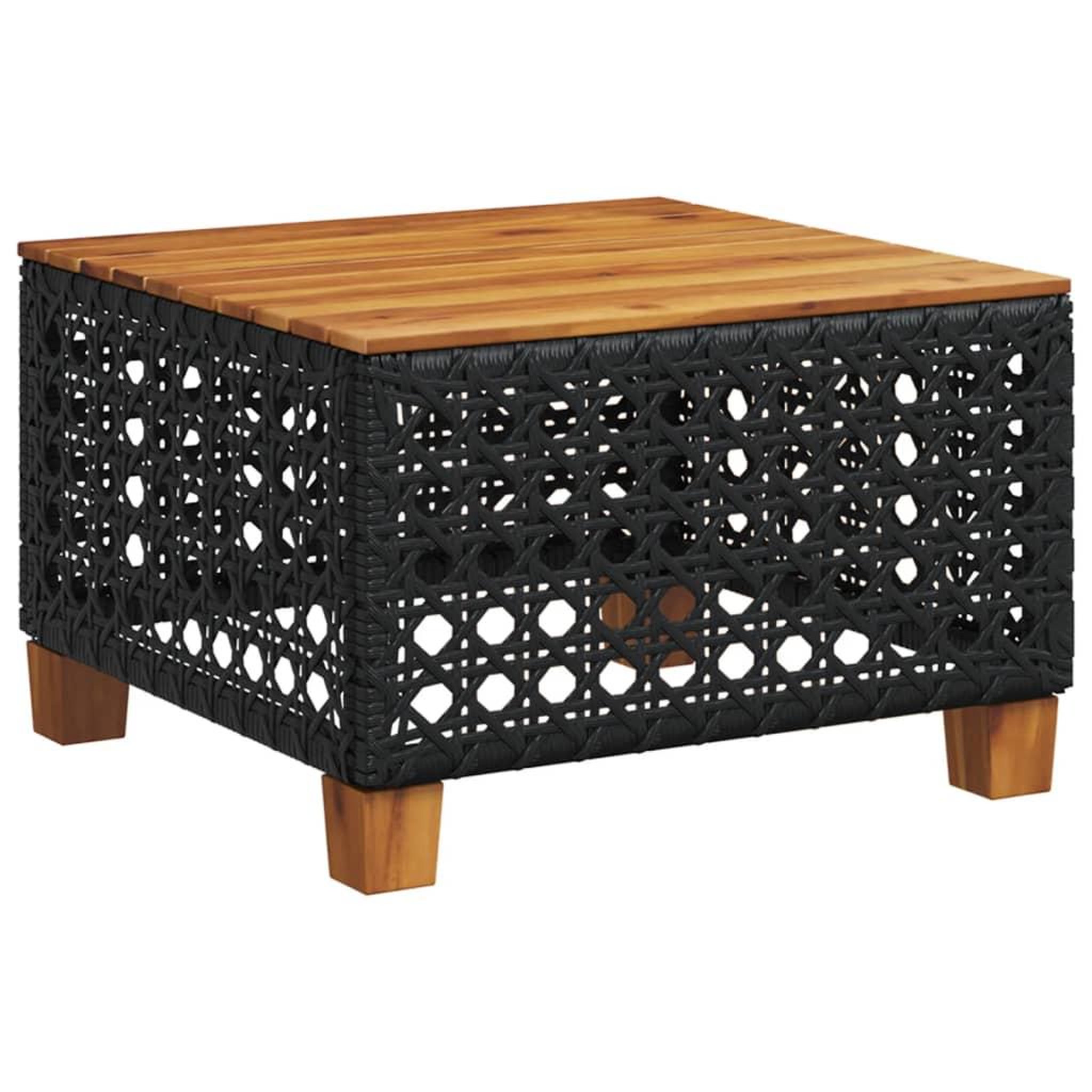 Voir la diapositive 5 : VIDAXL Salon de jardin 11 pcs avec coussins noir resine tressee