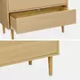 SWEEEK Commode décor bois - Mika - 6 tiroirs