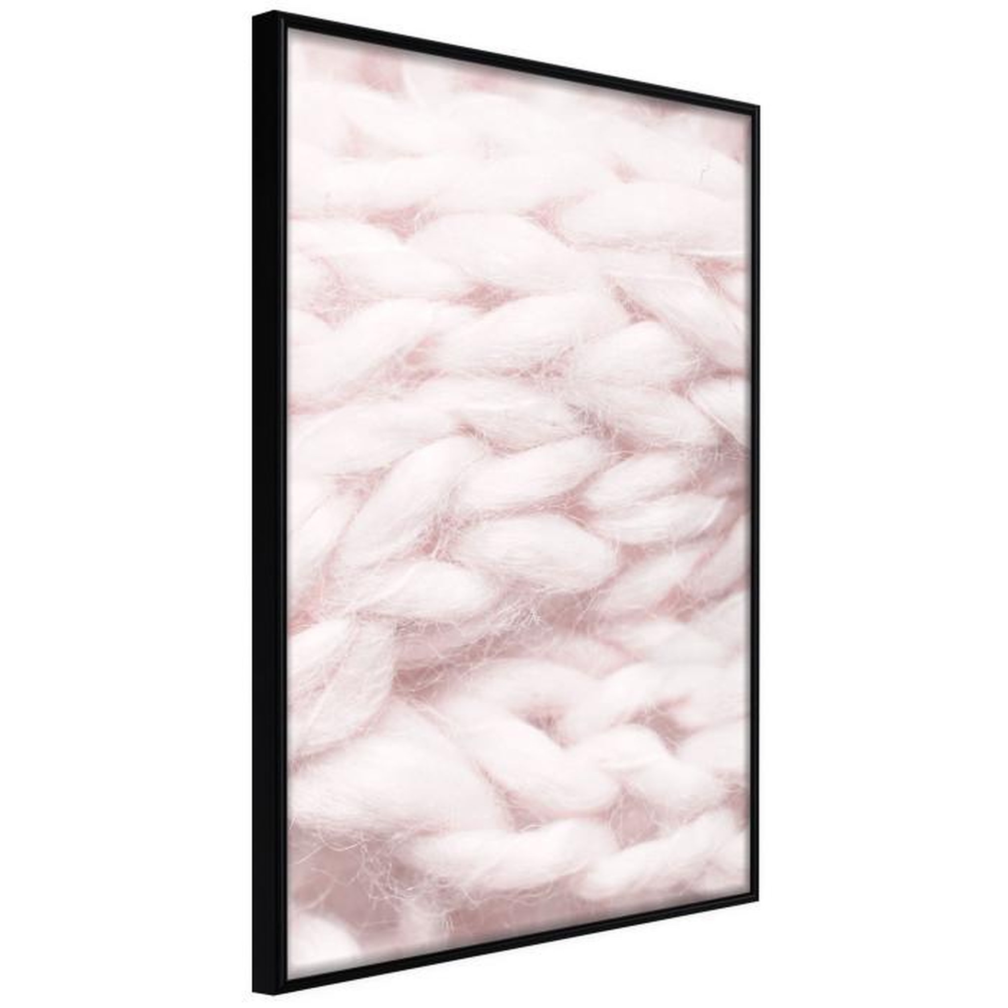 Paris Prix Affiche Murale Encadrée  Pale Pink Knit. Coloris disponibles : Jaune, Noir