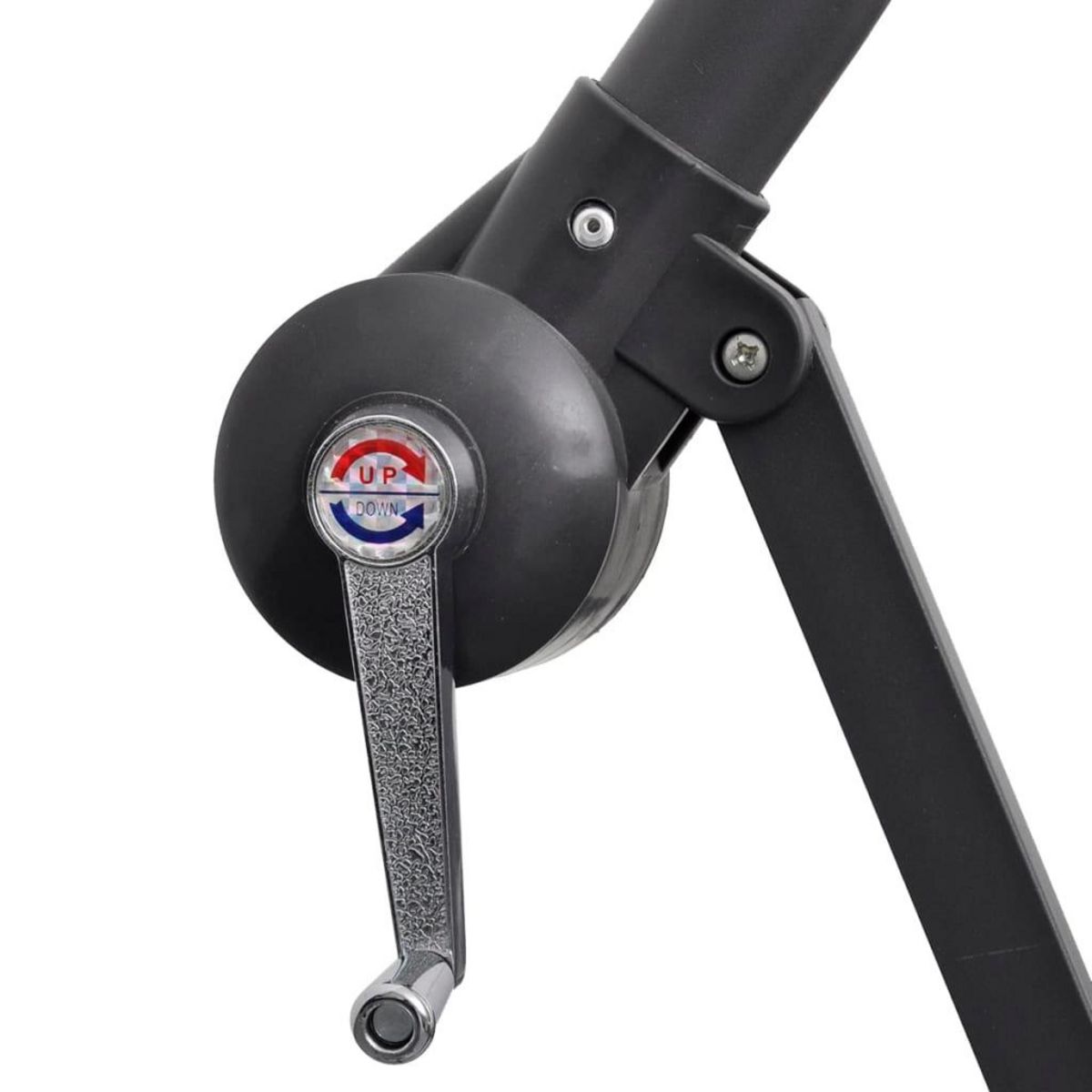 VIDAXL Parasol de jardin en porte-a-faux 3 m blanc sable