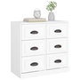 Voir la diapositive 4 : VIDAXL Buffet blanc 70x35,5x67,5 cm bois d'ingenierie