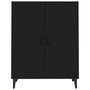 Voir la diapositive 3 : VIDAXL Buffet Noir 70x34x90 cm Bois d'ingenierie