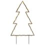 Voir la diapositive 2 : VIDAXL Décoration lumineuse arbre de Noël avec piquets 115 LED 90 cm