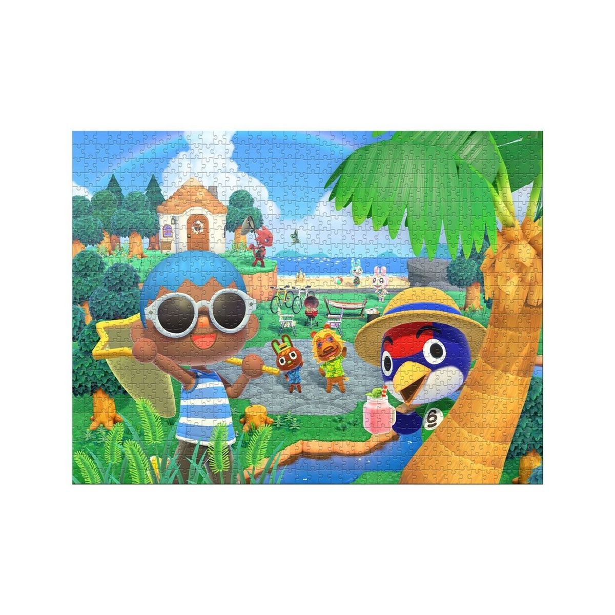  WINNING MOVES Puzzle 500 pièces - Animal Crossing New Horizons