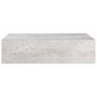 Voir la diapositive 5 : VIDAXL Etageres a tiroir murales 2 pcs Gris beton 40x23,5x10 cm MDF