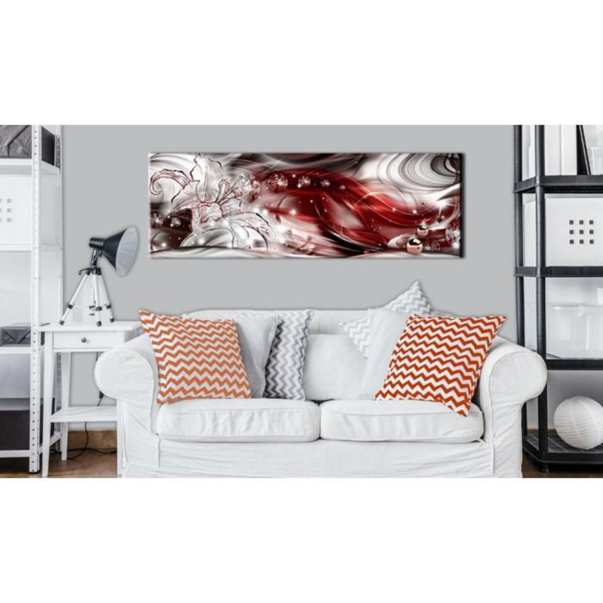 Paris Prix Tableau Imprimé  Mélodie Carmoisie