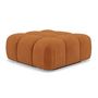 Voir la diapositive 1 : LISA DESIGN Ruby - pouf en velours texturé