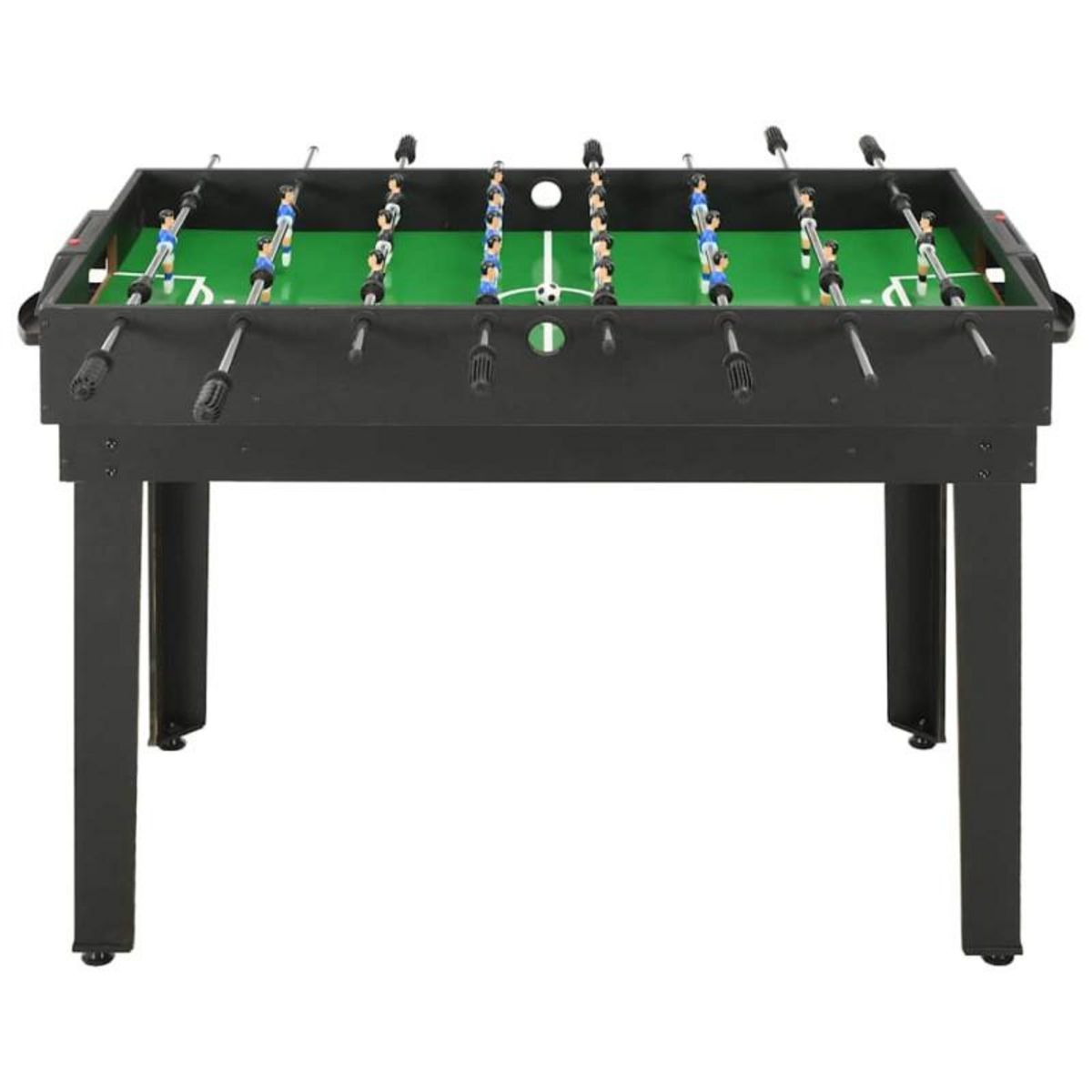 VIDAXL Table de jeu multiple 15 en 1 121x61x82 cm Noir