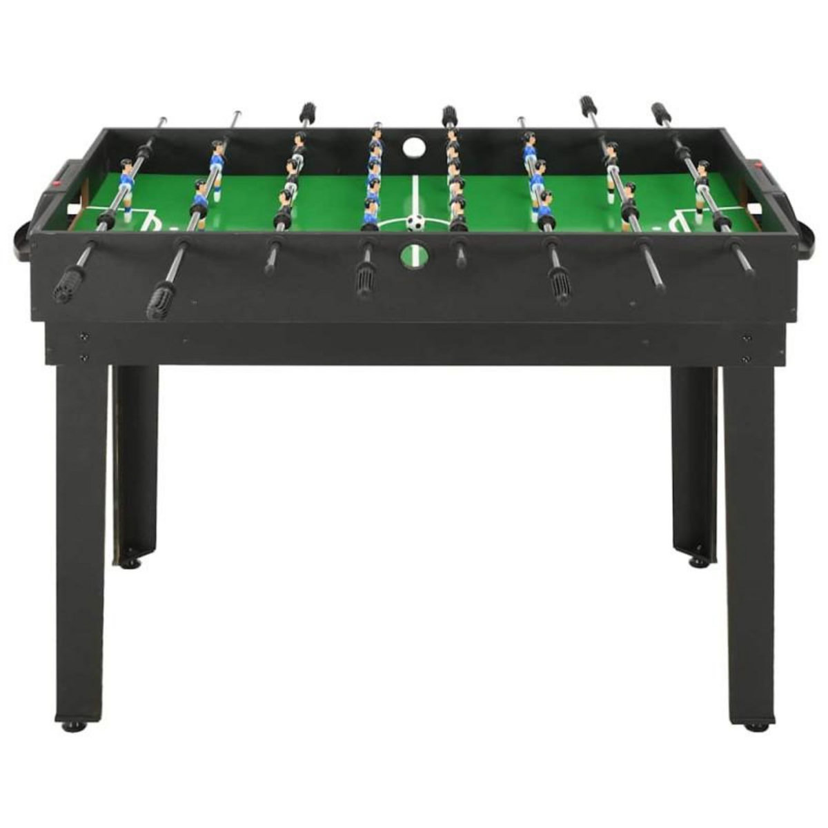 VIDAXL Table de jeu multiple 15 en 1 121x61x82 cm Noir