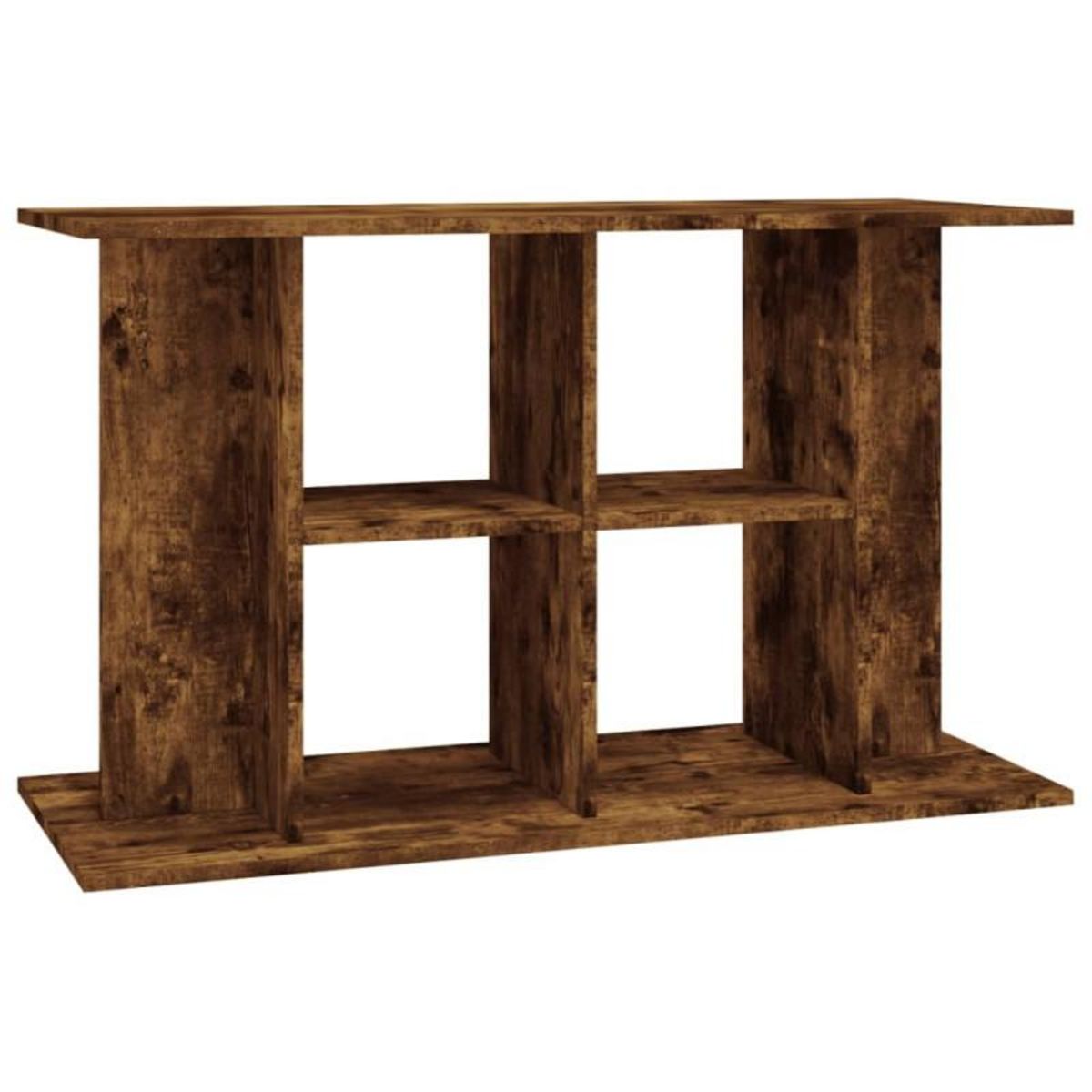 VIDAXL Support pour aquarium chêne fumé 100x40x60 cm bois d ingénierie