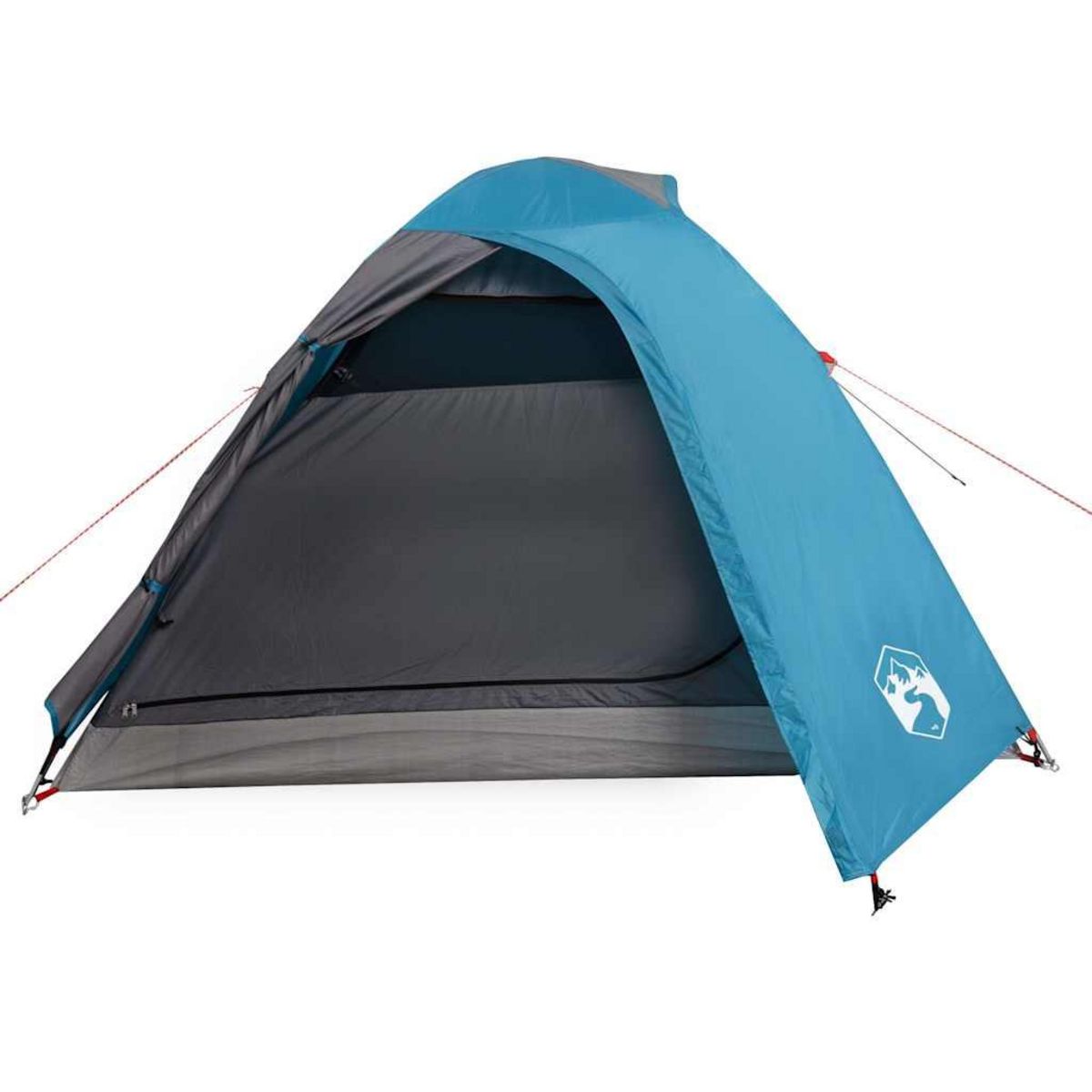 VIDAXL Tente de camping a dome 3 personnes bleu impermeable