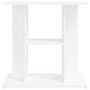 Voir la diapositive 4 : VIDAXL Support pour aquarium blanc 60x30x60 cm bois d ingénierie