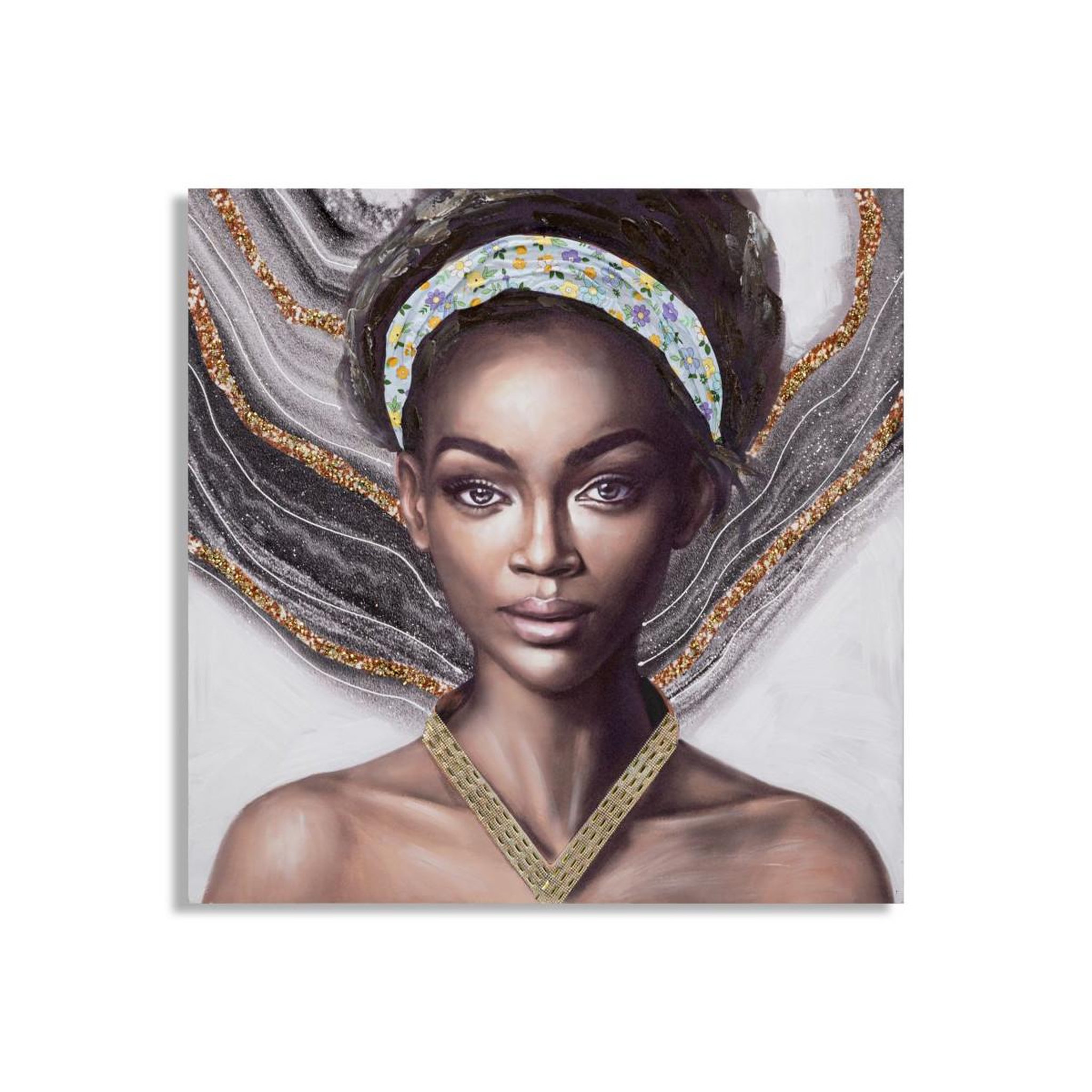 Paris Prix Toile imprimée déco  naomie  100x100cm multicolore