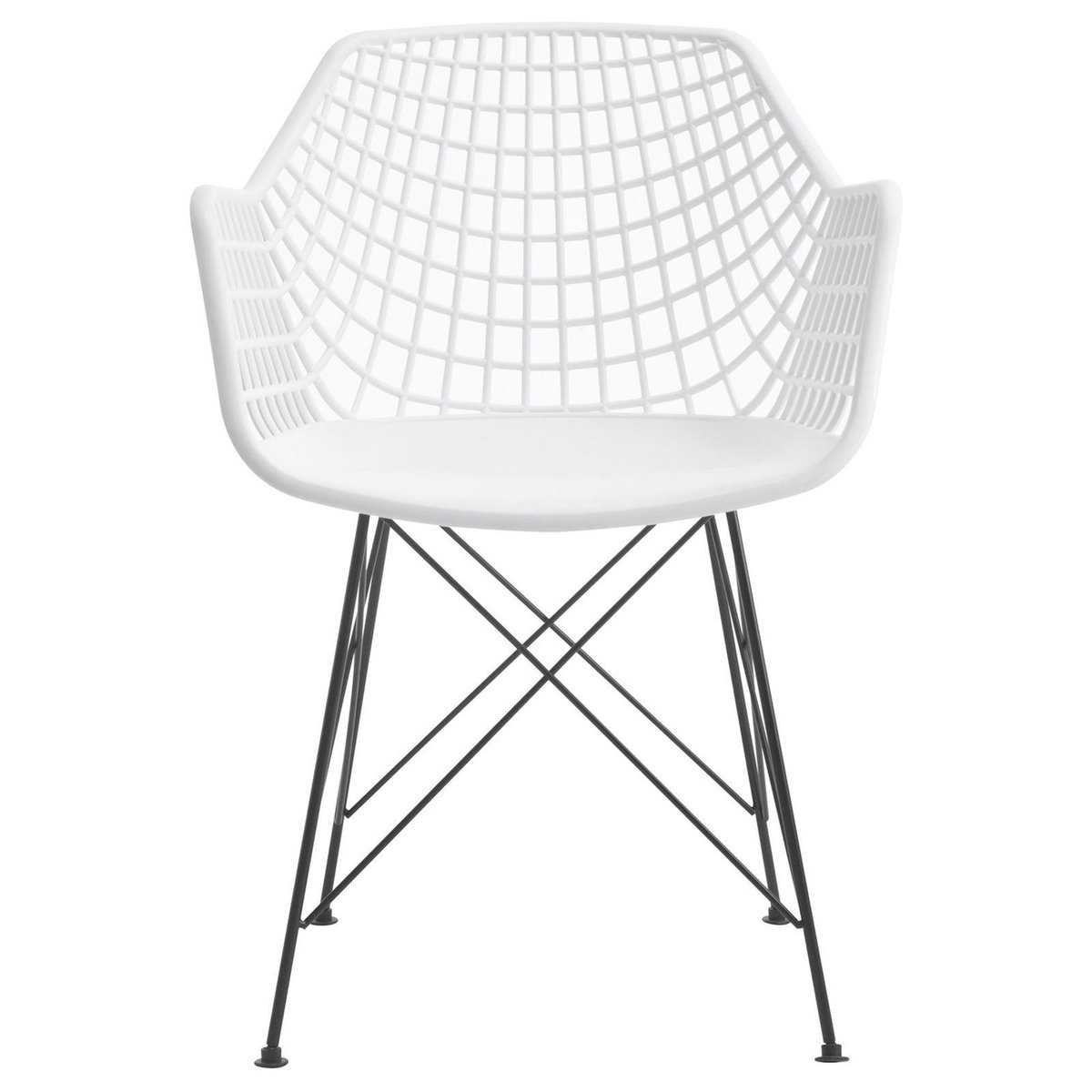 IDIMEX Lot de 4 chaises ALICANTE, en plastique