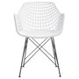 Voir la diapositive 6 : IDIMEX Lot de 4 chaises ALICANTE, en plastique