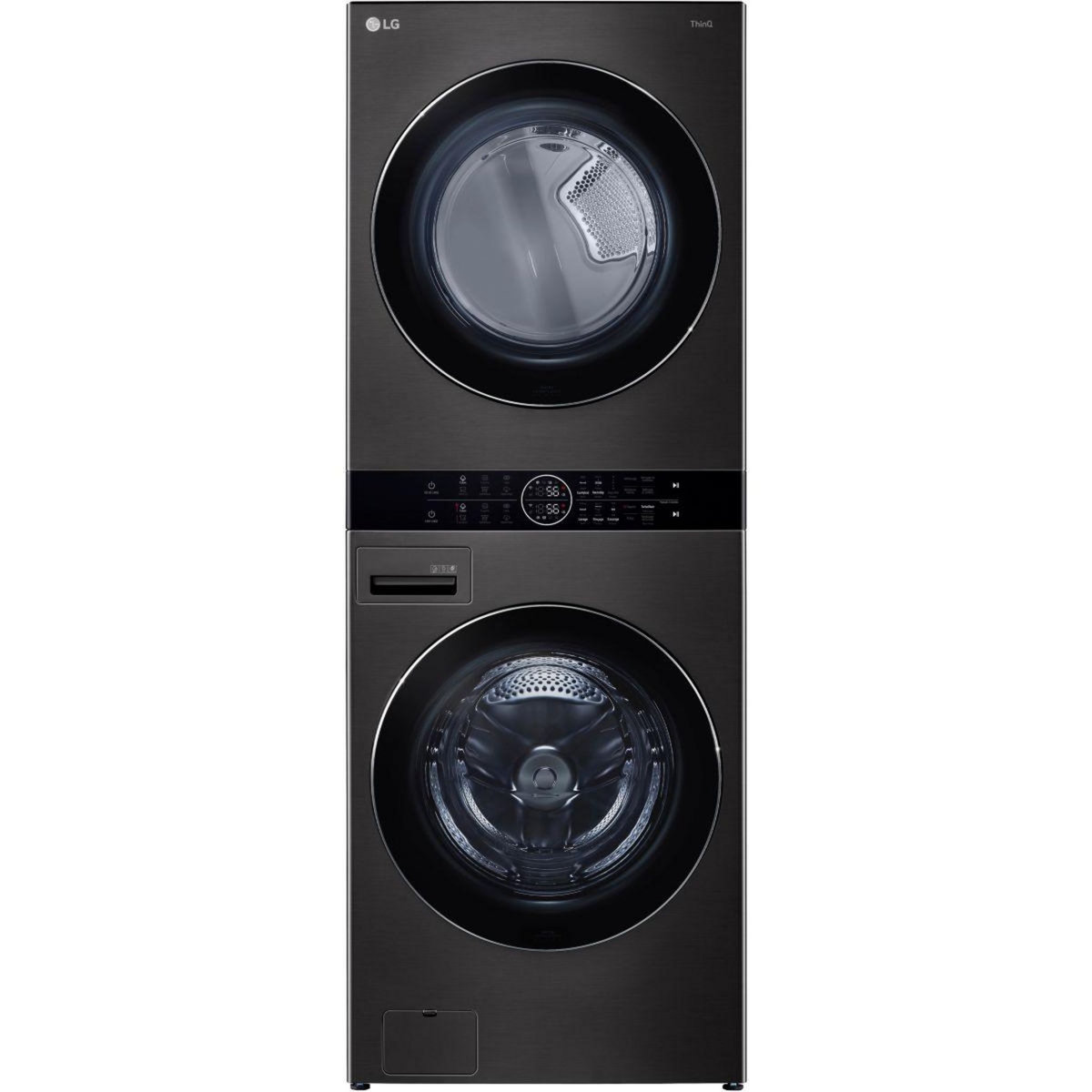 LG Lave linge séchant hublot F761TOWERB Washtower