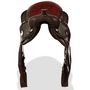 Voir la diapositive 6 : VIDAXL Selle, bridon et col de poitrine Cuir véritable 12 po Marron
