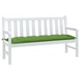 Voir la diapositive 1 : VIDAXL Coussin de banc de jardin vert melange 150x50x7 cm tissu