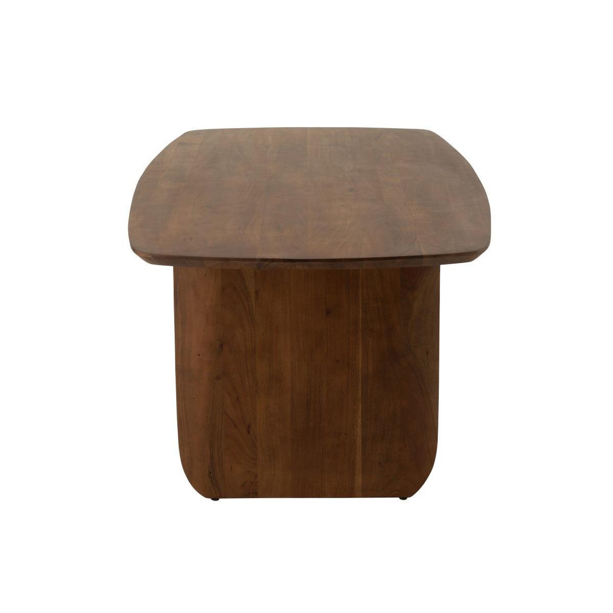 Voir la diapositive 3 : J-LINE Table à manger en bois  william  190cm marron