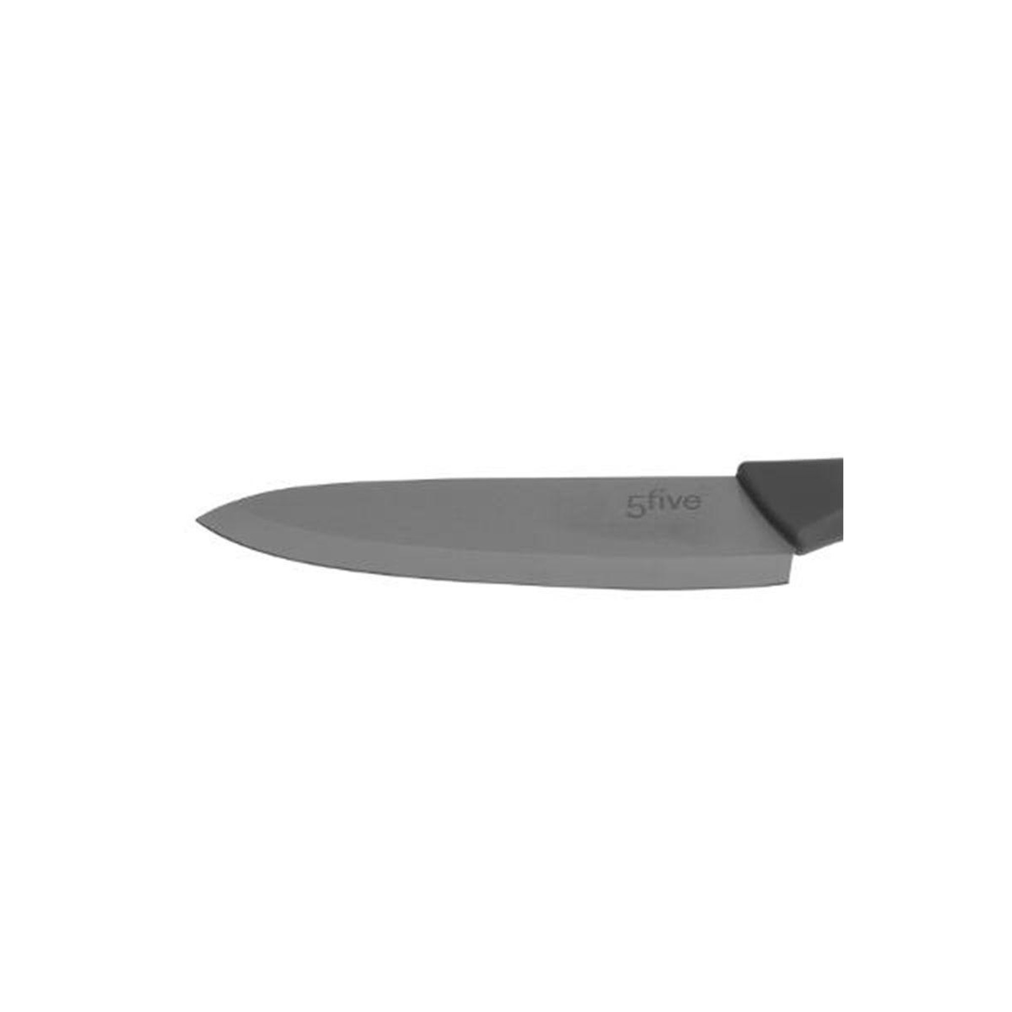 Voir la diapositive 3 : FIVE Couteau d'office & cache lame  cera  20cm noir
